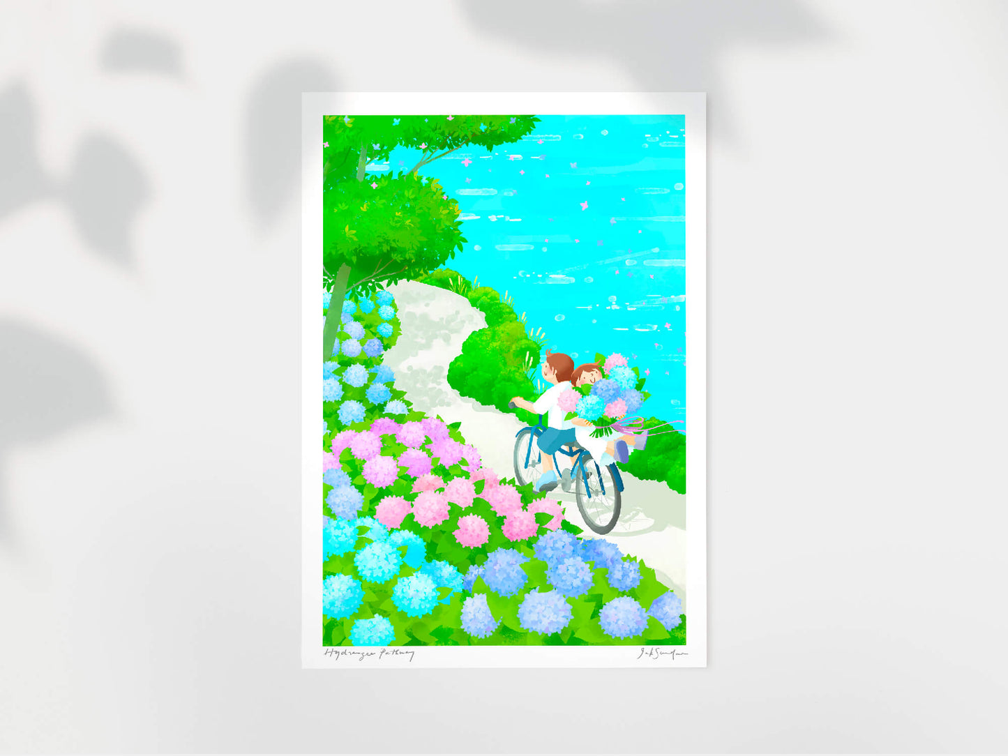 Hydrangea Pathway 繡球小路 - Poster