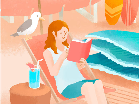 Beach in the Book 翻開書,到海邊去 - Poster