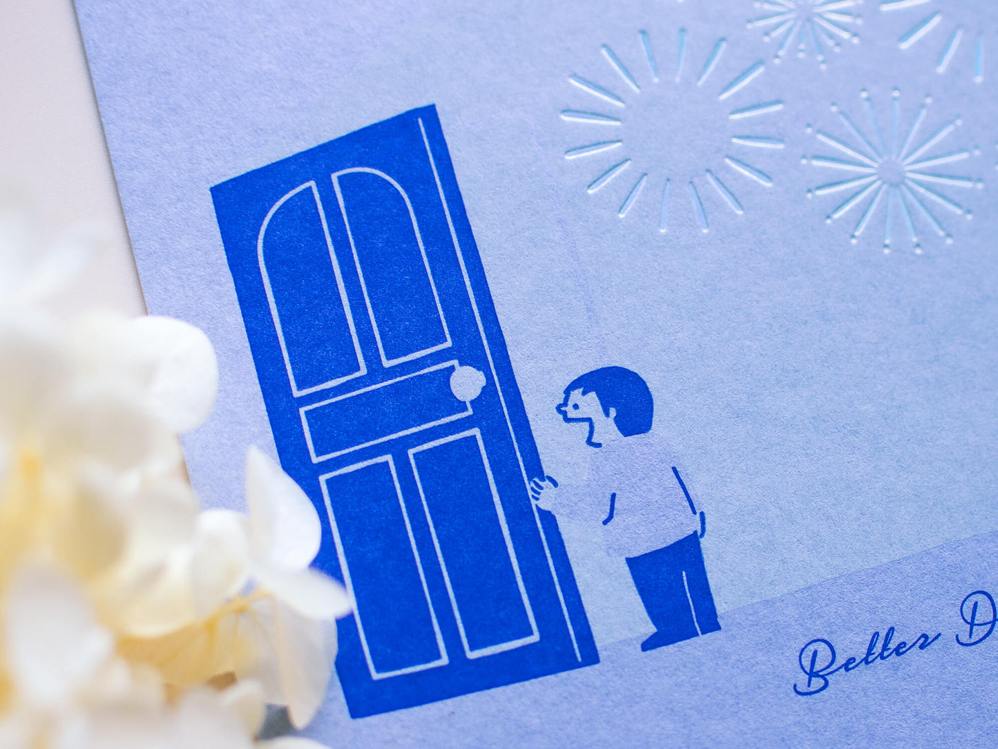 Better Days Are Coming 好日子快來了 (Blue) - Card