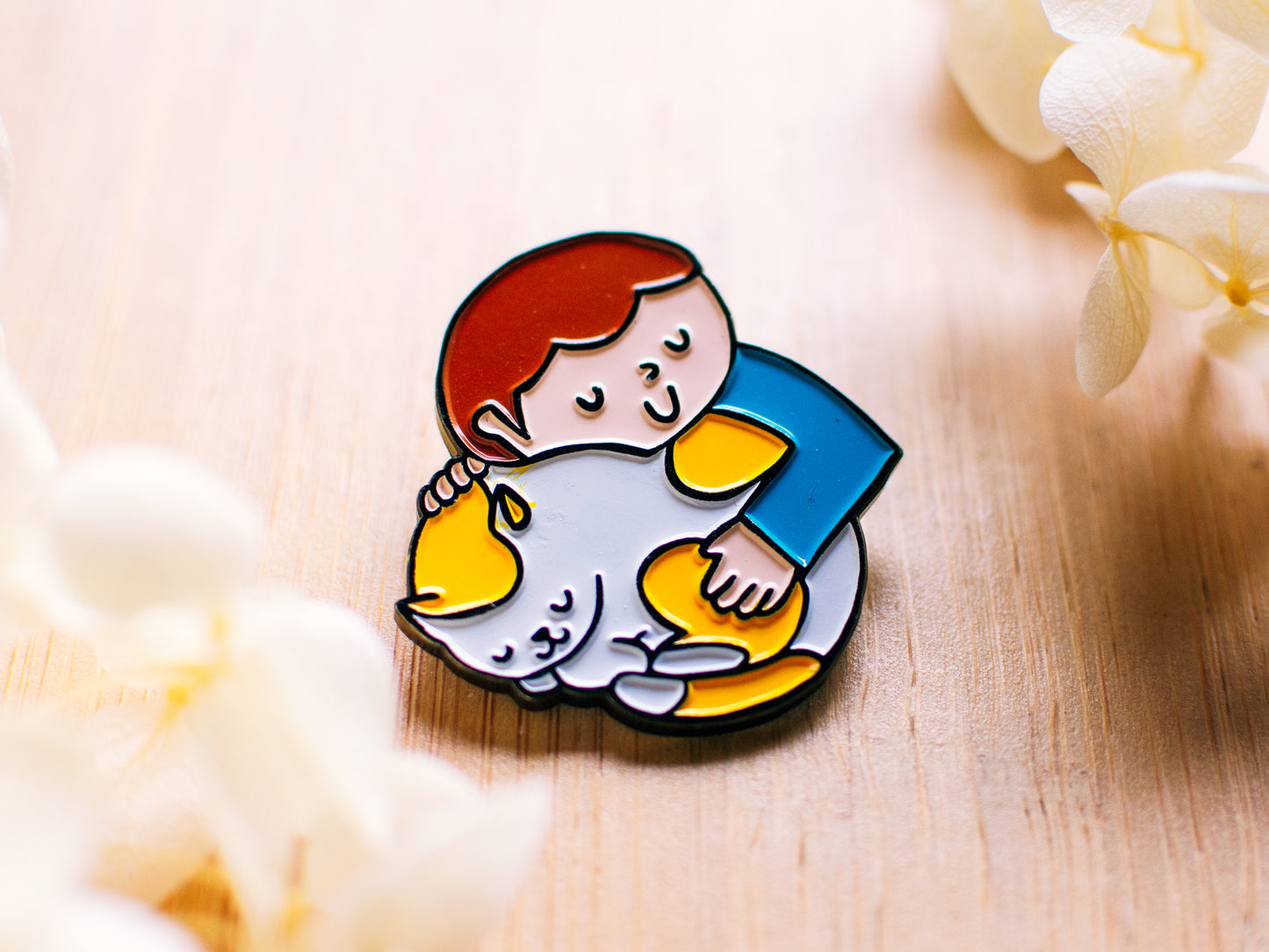 Cataholic: Cat Saves the Day 貓奴說:吸貓最幸福 - Metal Pin
