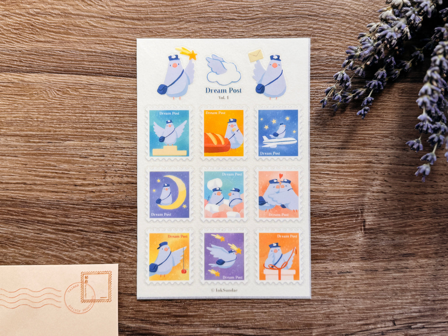 Dream Post 夢境郵政局 Vol.1 乾式轉印貼紙 - Print-on Sticker