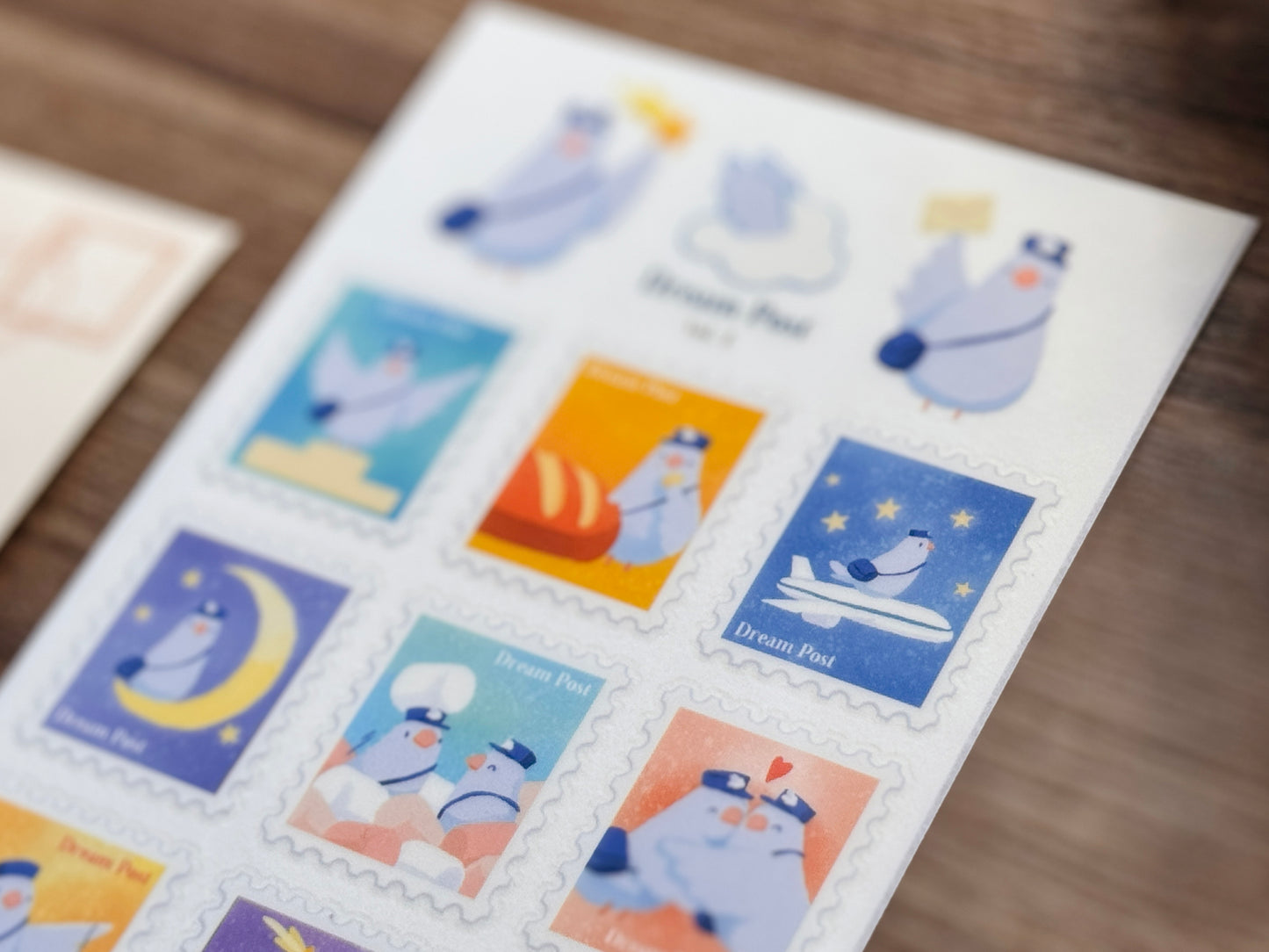 Dream Post 夢境郵政局 Vol.1 乾式轉印貼紙 - Print-on Sticker