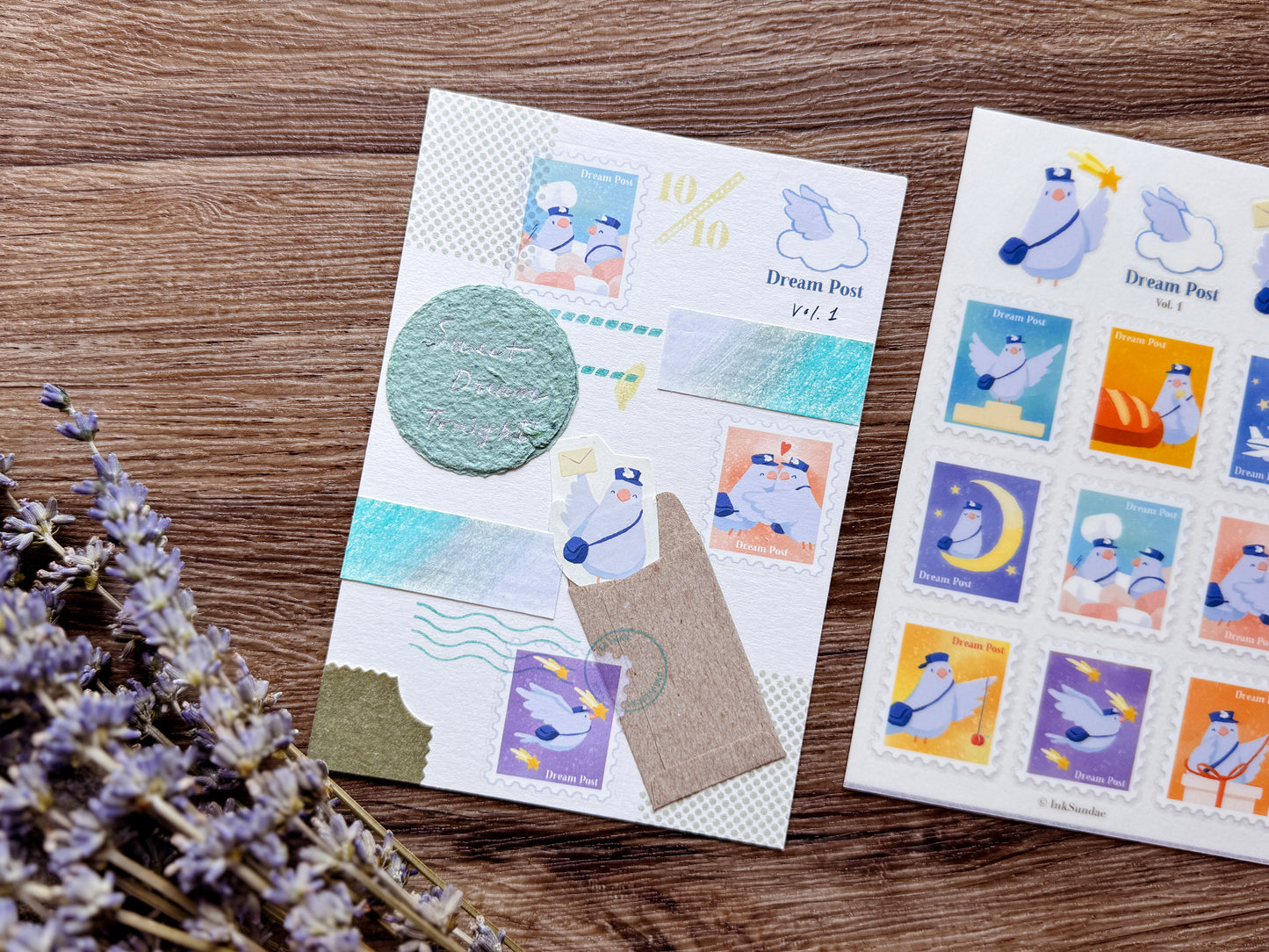 Dream Post 夢境郵政局 Vol.1 乾式轉印貼紙 - Print-on Sticker