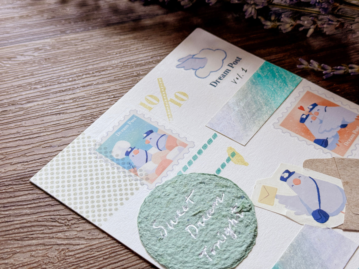 Dream Post 夢境郵政局 Vol.1 乾式轉印貼紙 - Print-on Sticker