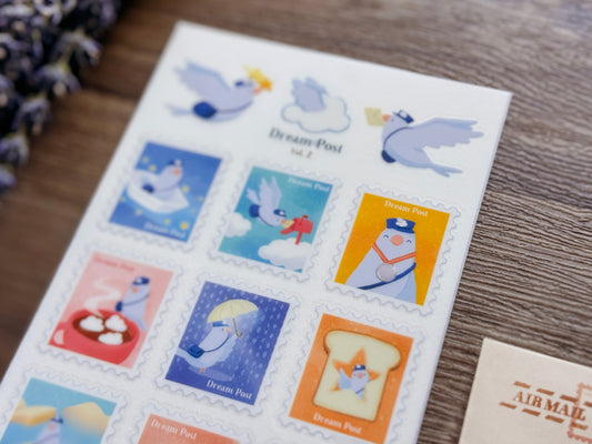 Dream Post 夢境郵政局 Vol.2 乾式轉印貼紙 - Print-on Sticker