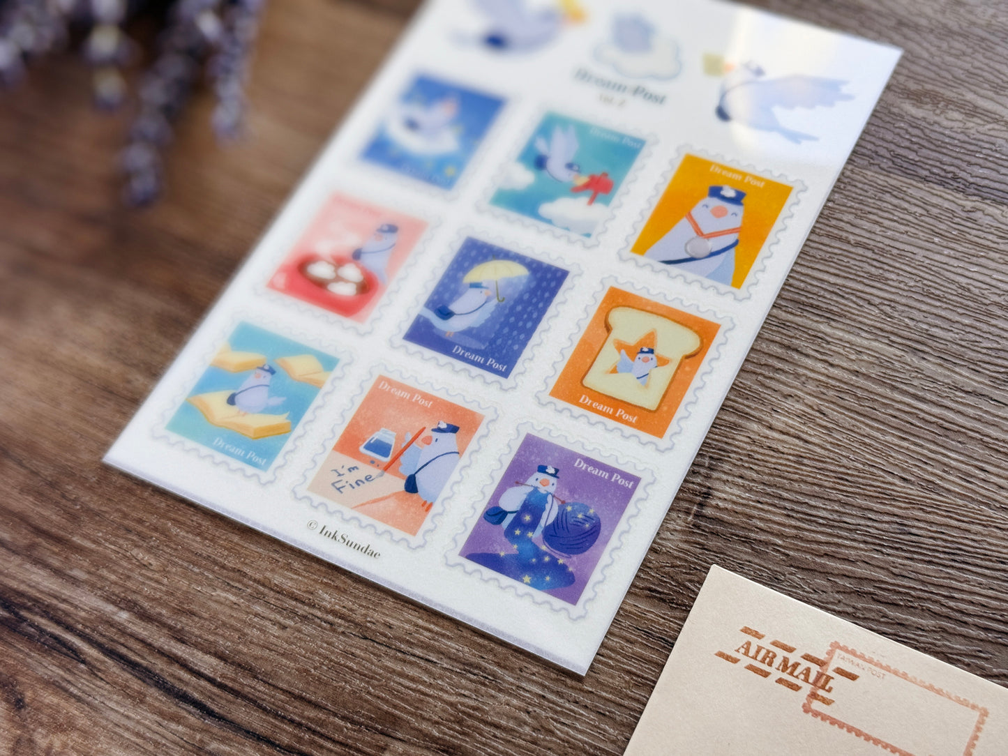 Dream Post 夢境郵政局 Vol.2 乾式轉印貼紙 - Print-on Sticker