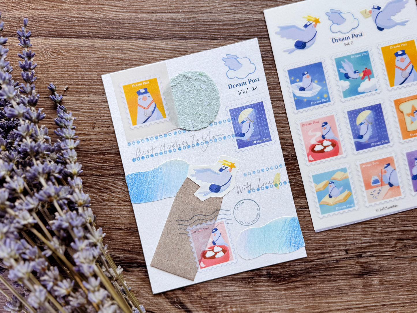 Dream Post 夢境郵政局 Vol.2 乾式轉印貼紙 - Print-on Sticker