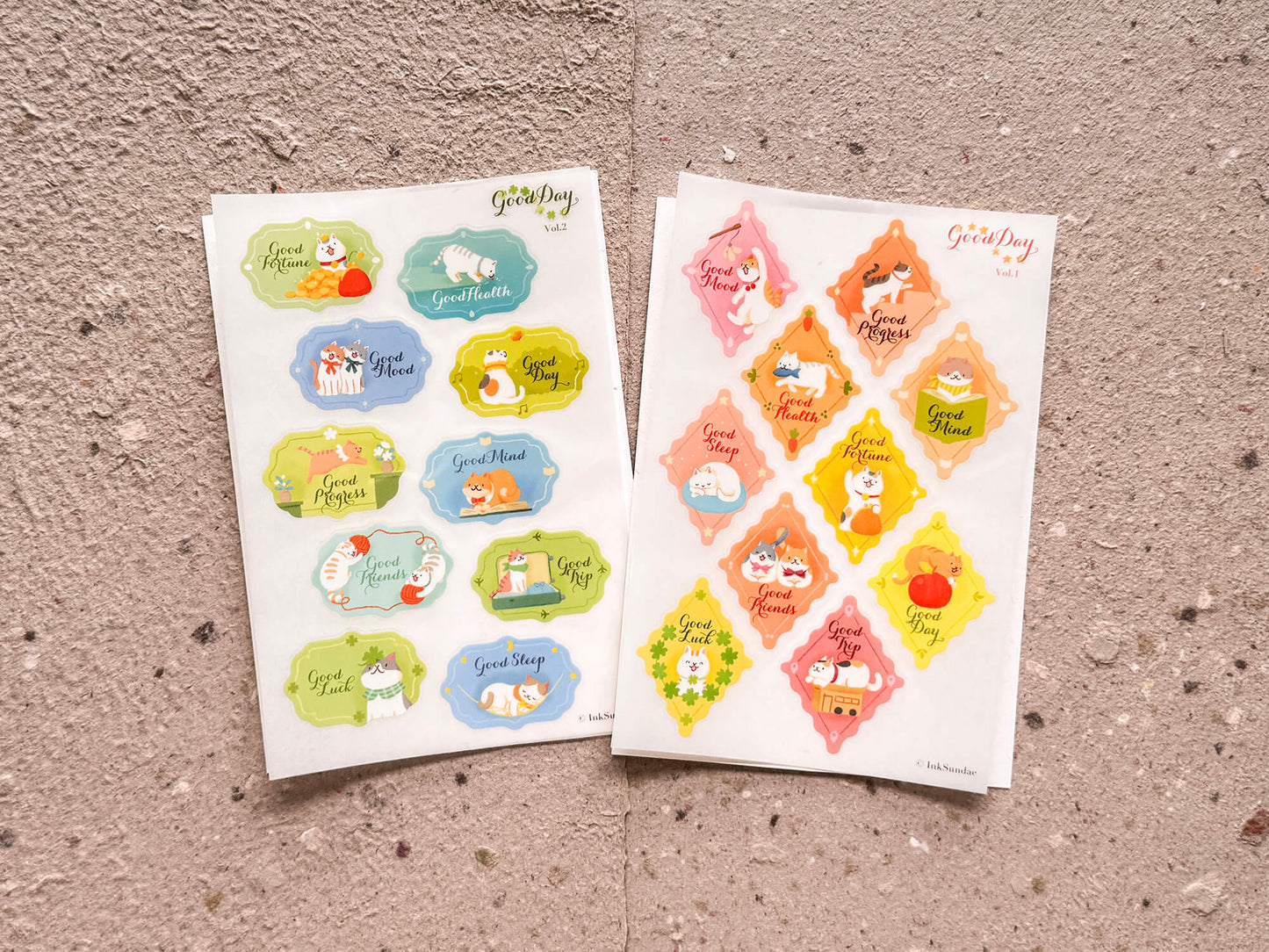 Good Day 美好生活 Vol.1 乾式轉印貼紙 - Print-on Sticker