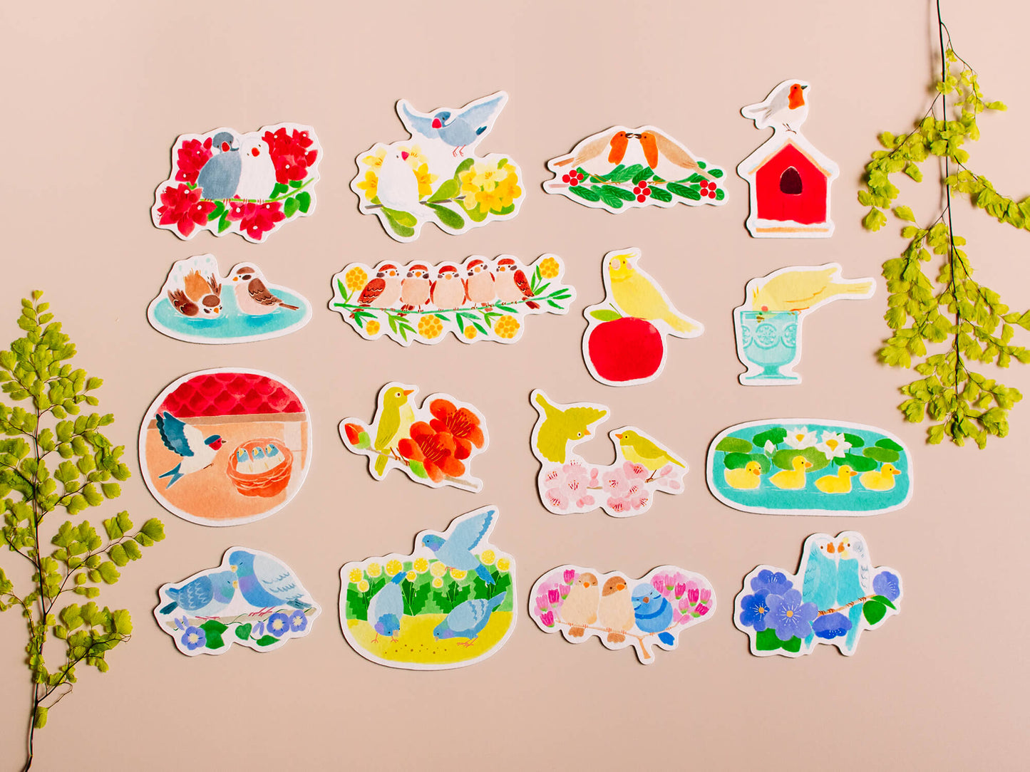 Lovely Bird Guide 可愛小鳥圖鑑 - Sticker