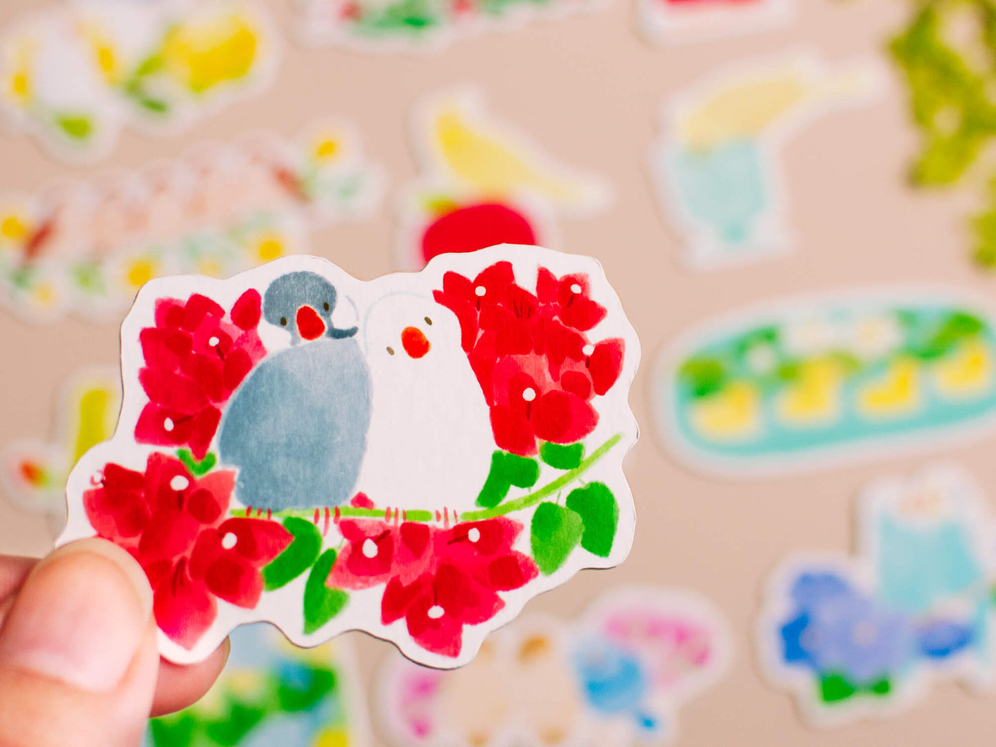 Lovely Bird Guide 可愛小鳥圖鑑 - Sticker