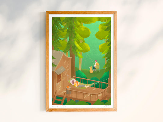 Summer Forest Bathing 夏之森林浴 - Poster