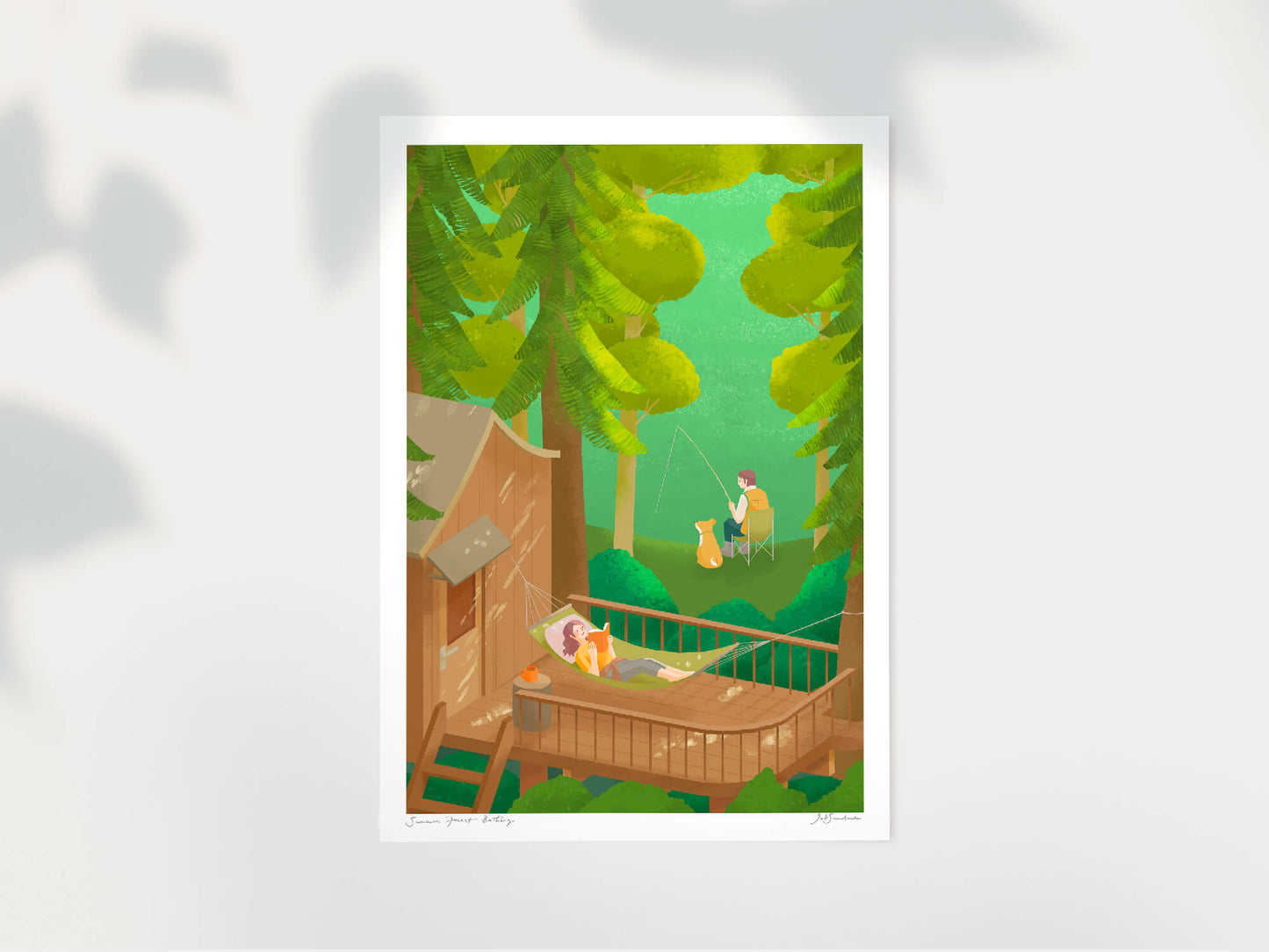 Summer Forest Bathing 夏之森林浴 - Poster