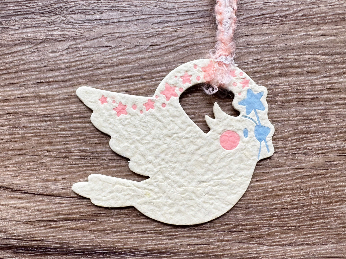 InkSundae x 蒔絮紙品 Shining Magic (Yellow) - 手抄紙小鳥 craft paper