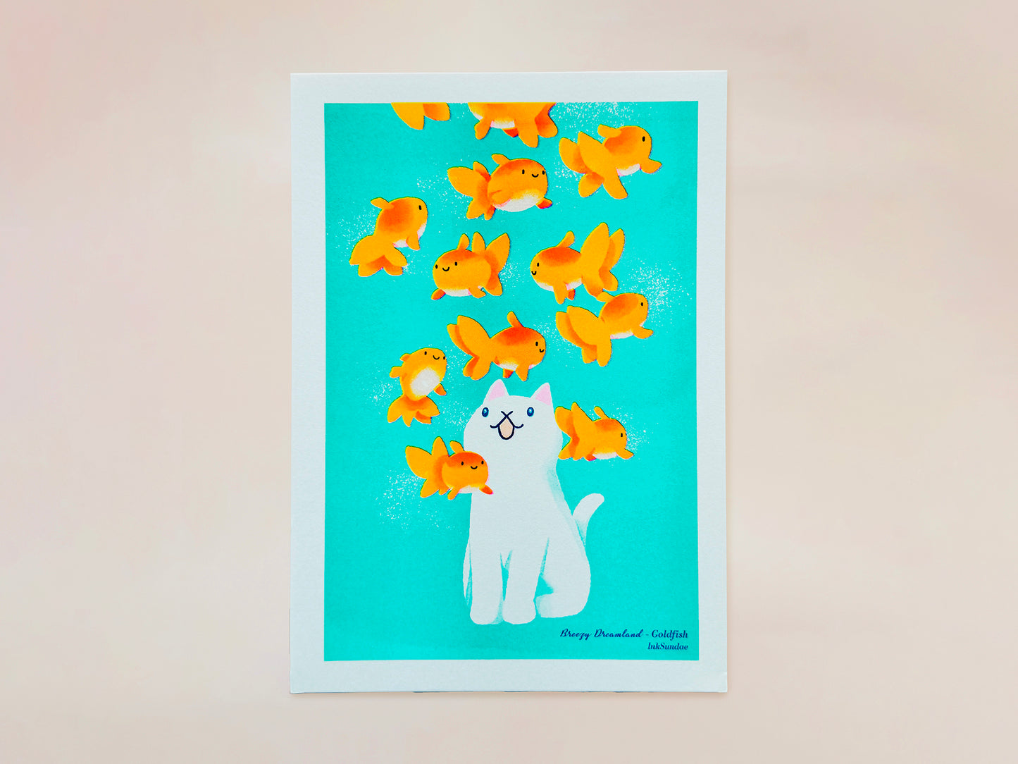 Breezy Dreamland [Goldfish] 納涼小宇宙 [金魚] - A5 Mini-poster