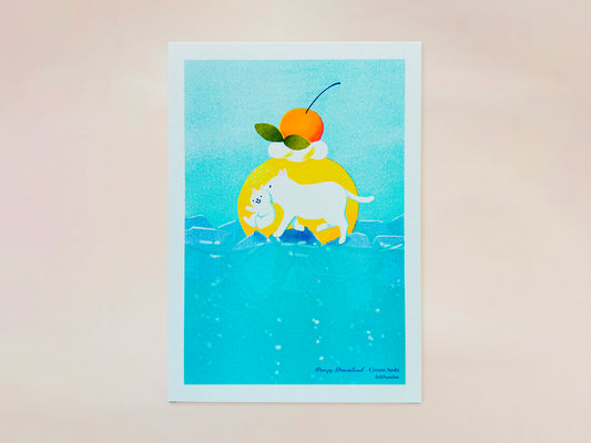 Breezy Dreamland [Cream Soda] 納涼小宇宙 [梳打] - A5 Mini-poster