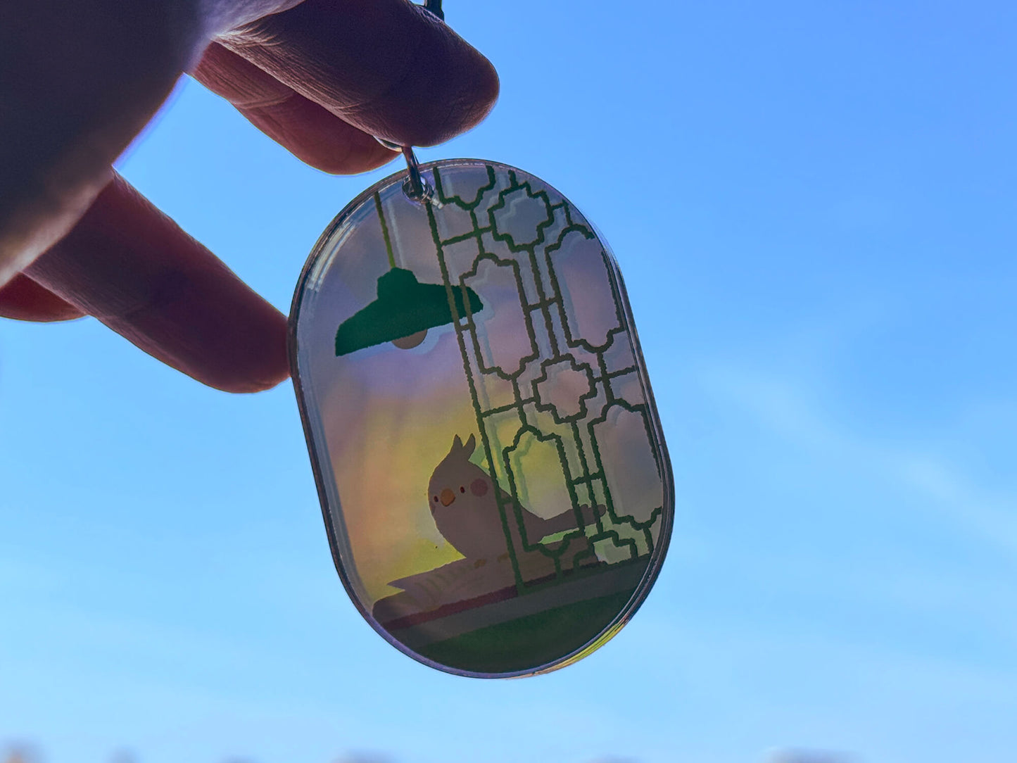 Peaceful Days [Book] 晚讀 - 鏡面壓克力吊飾 Keychain