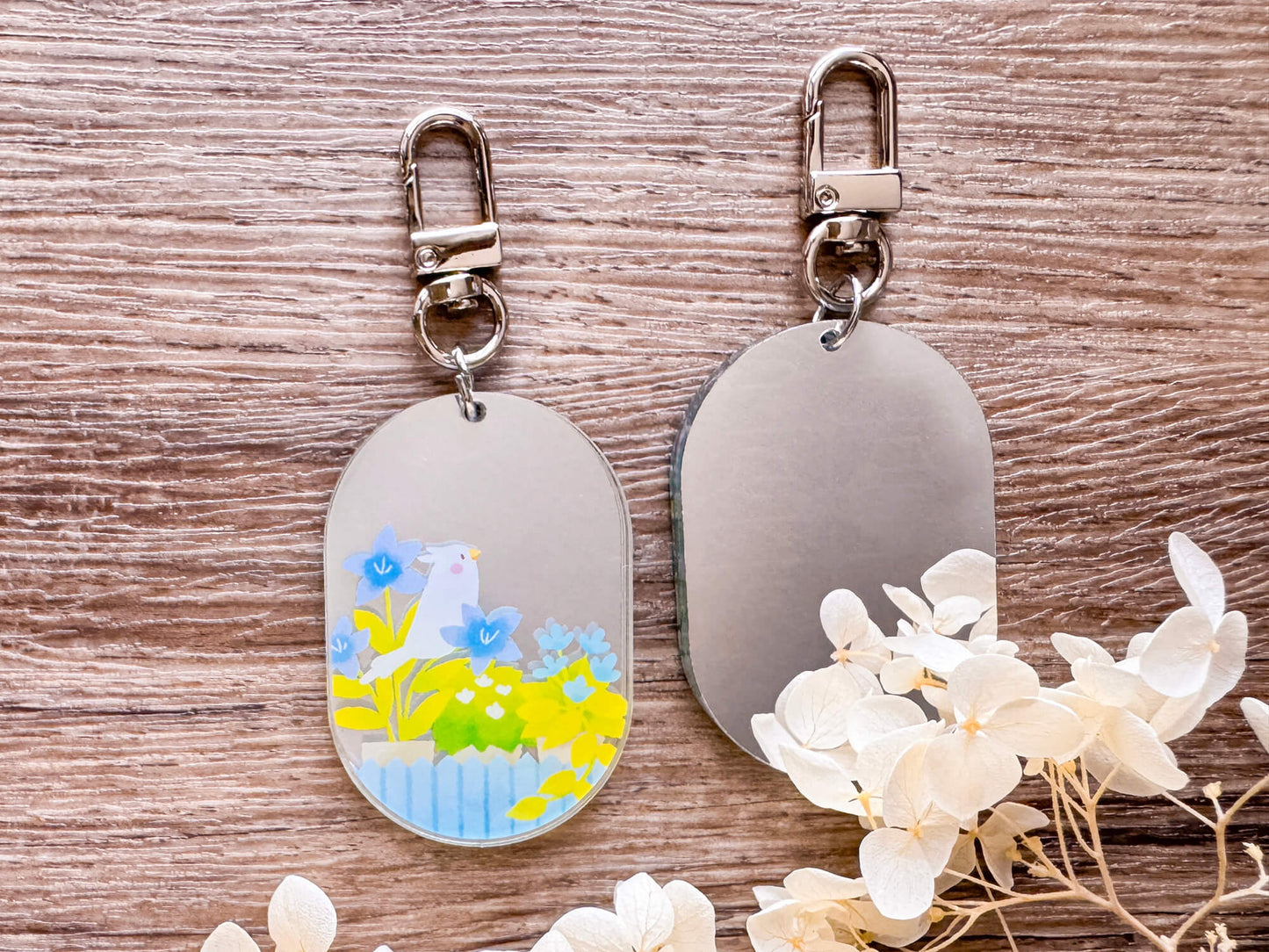 Peaceful Days [Daze] 放空 - 鏡面壓克力吊飾 Keychain