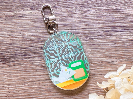 Peaceful Days [Good News] 喜訊 - 鏡面壓克力吊飾 Keychain
