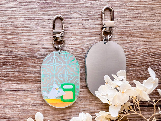 Peaceful Days [Good News] 喜訊 - 鏡面壓克力吊飾 Keychain