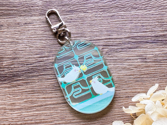 Peaceful Days [Present] 禮物 - 鏡面壓克力吊飾 Keychain