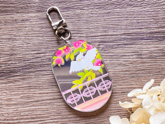 Peaceful Days [Rest] 休息 - 鏡面壓克力吊飾 Keychain