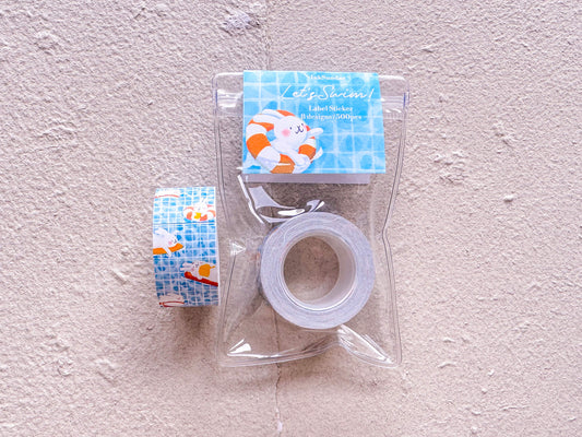 Let's Swim 游吧！游吧！ - Label Sticker