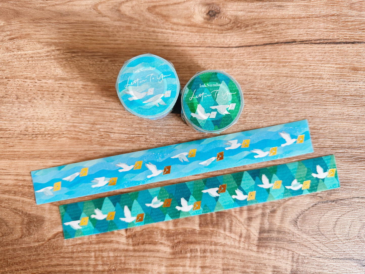 Letter To You : Mountain 群山 - Gold Foil Stamping Washi Tape