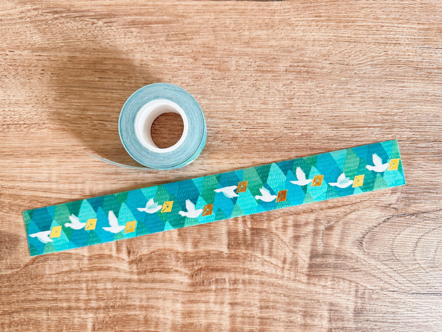 Letter To You : Mountain 群山 - Gold Foil Stamping Washi Tape