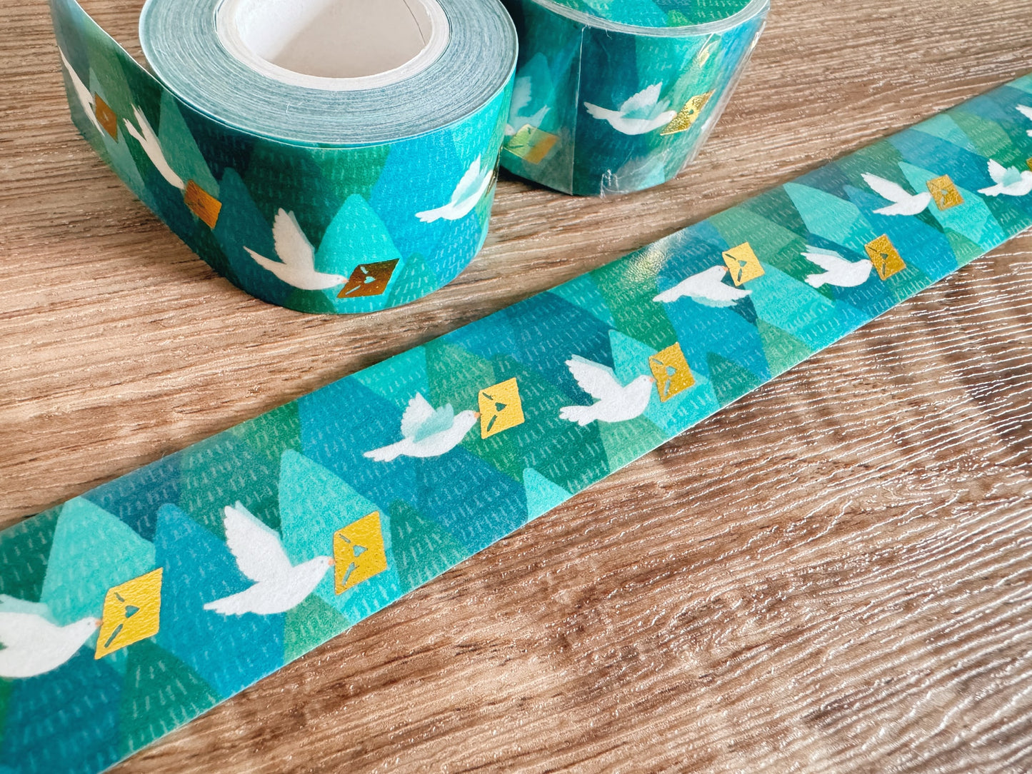 Letter To You : Mountain 群山 - Gold Foil Stamping Washi Tape