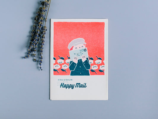 Happy Mail 歡樂郵政 (Folded zine) - Zine