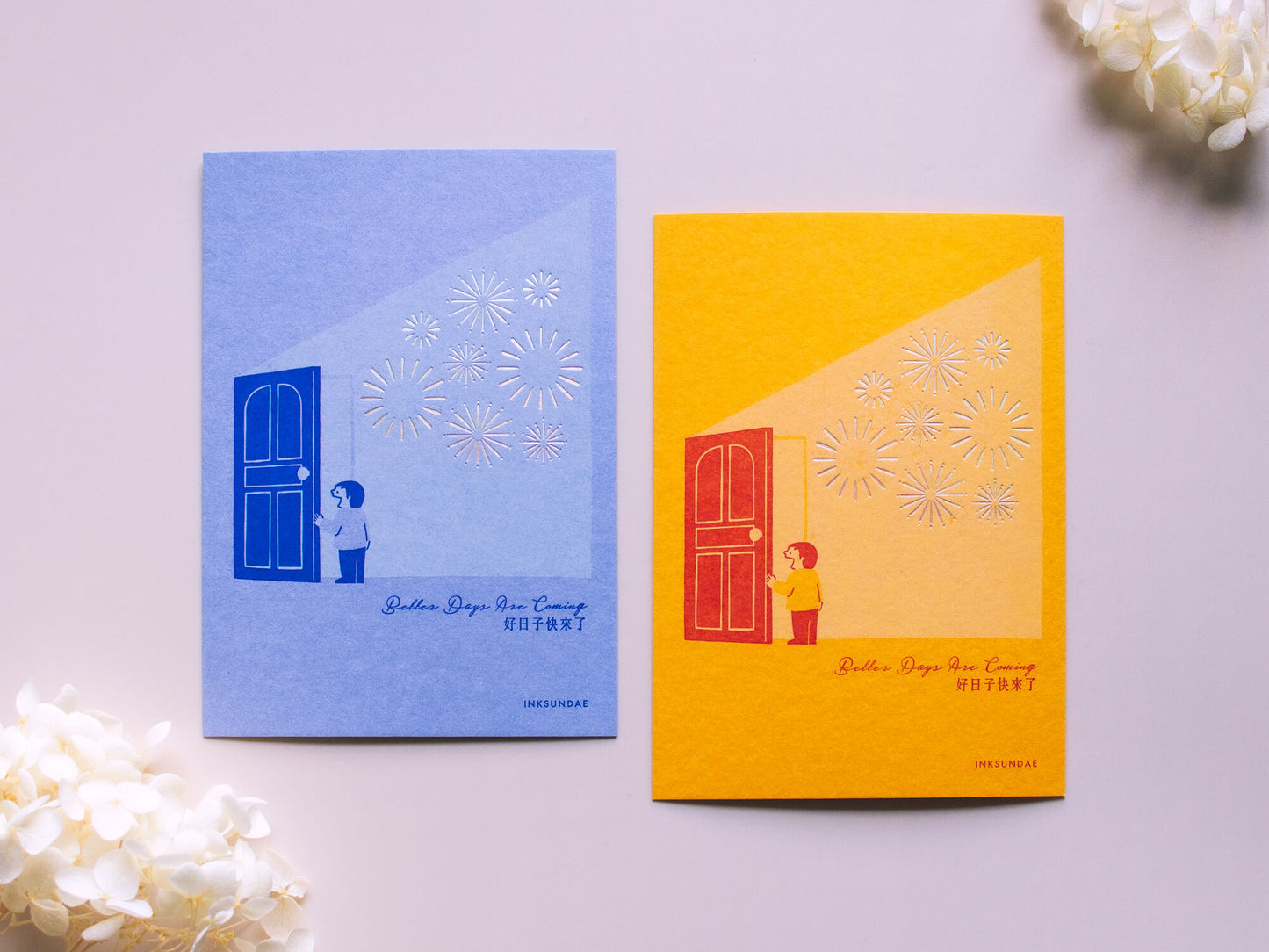 Better Days Are Coming 好日子快來了 (Blue) - Card