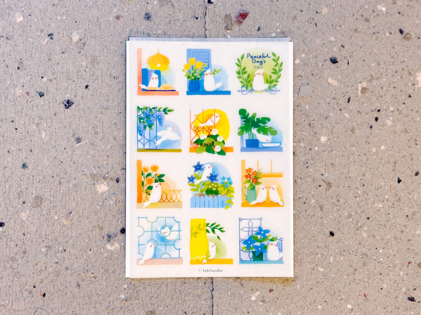 Peaceful Days 平安無事的日子 Vol.1 乾式轉印貼紙 - Print-on Sticker