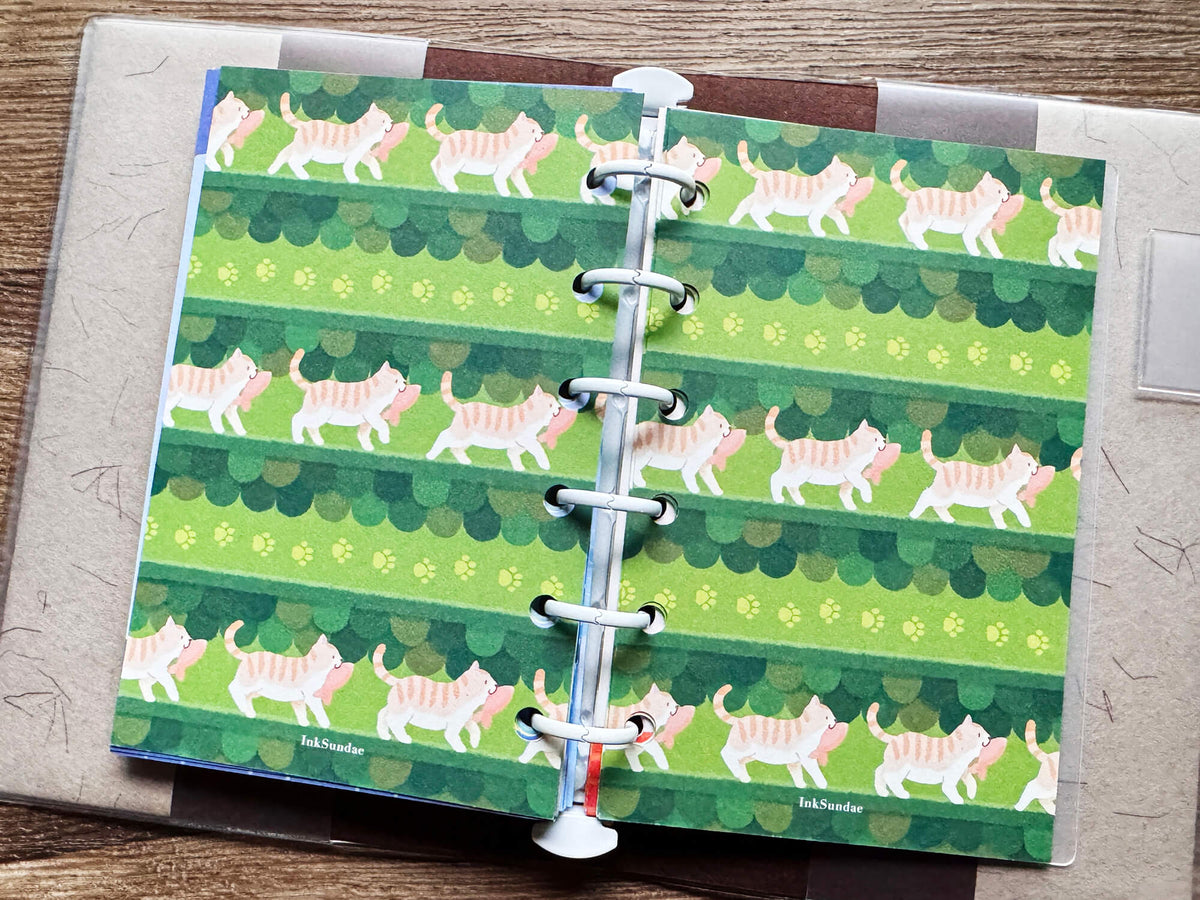 Oh! Meow : Rooftop 這邊有貓：屋頂上 - 手帳內頁 Mini6 Refill