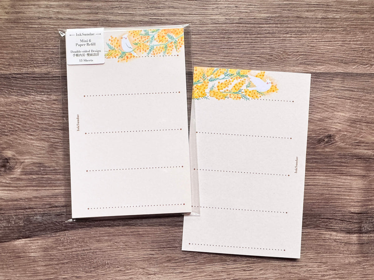Blooming Time : Weekly 花開之時：週計劃 - 手帳內頁 Mini6 Refill