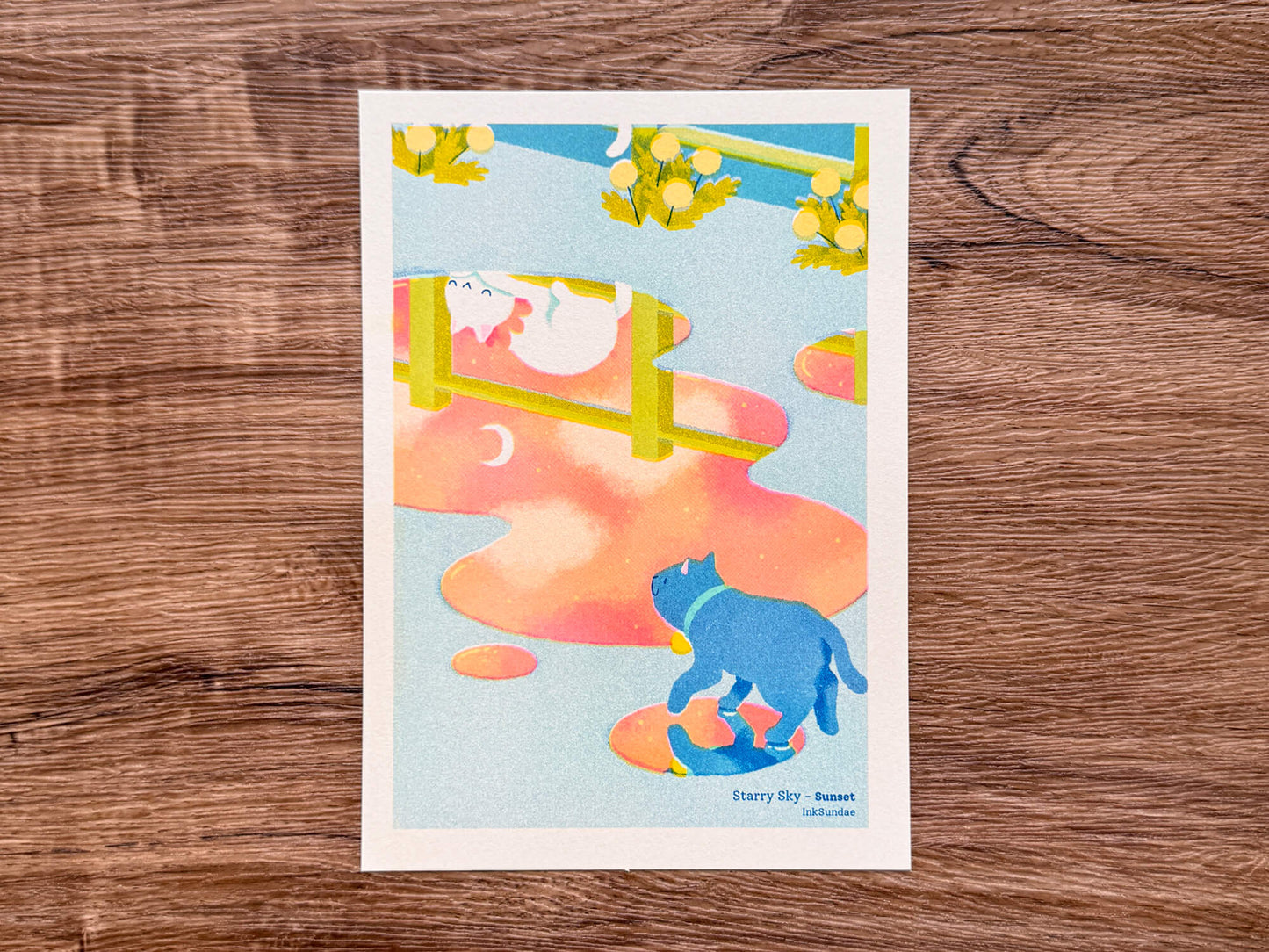 Starry Sky [Sunset] 星星的日與夜[黃昏] - A5 Mini-poster