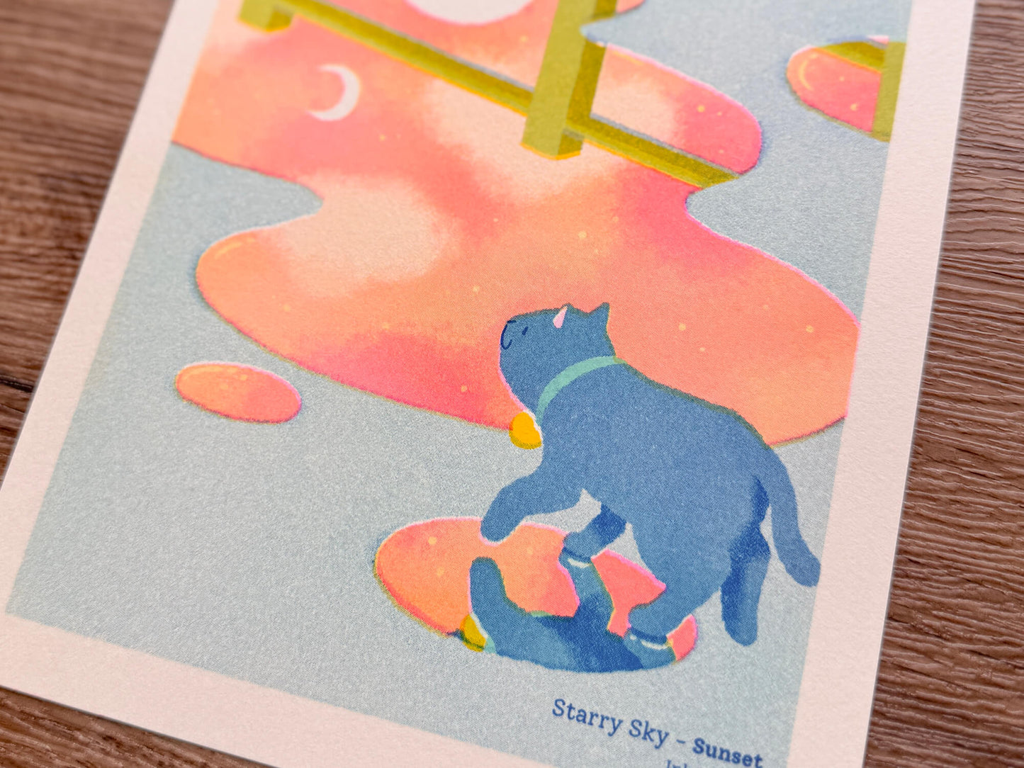Starry Sky [Sunset] 星星的日與夜[黃昏] - A5 Mini-poster