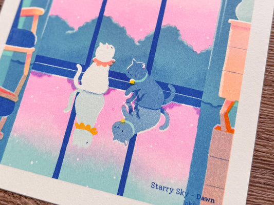 Starry Sky [Dawn] 星星的日與夜[破曉] - A5 Mini-poster