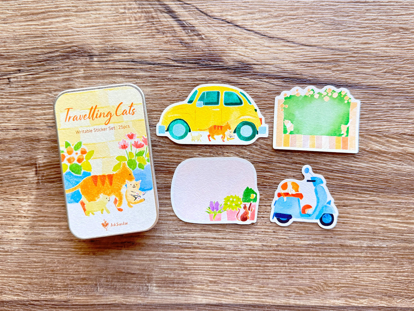 Travelling Cats 貓咪小旅行 - Writable Sticker