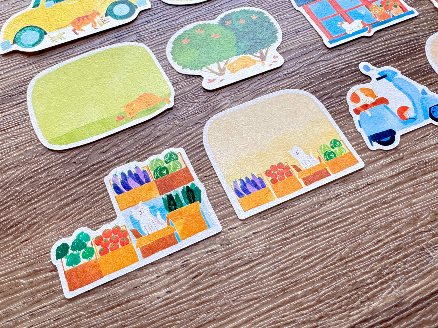 Travelling Cats 貓咪小旅行 - Writable Sticker