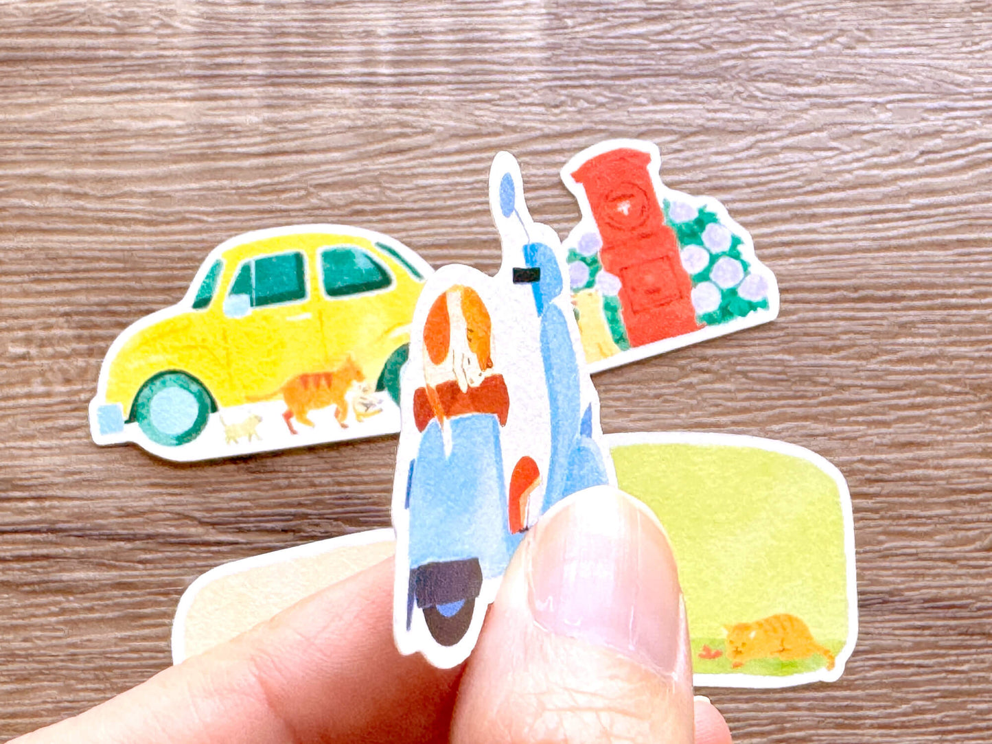 Travelling Cats 貓咪小旅行 - Writable Sticker