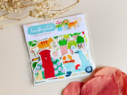Travelling Cats 貓咪小旅行 - Sticker