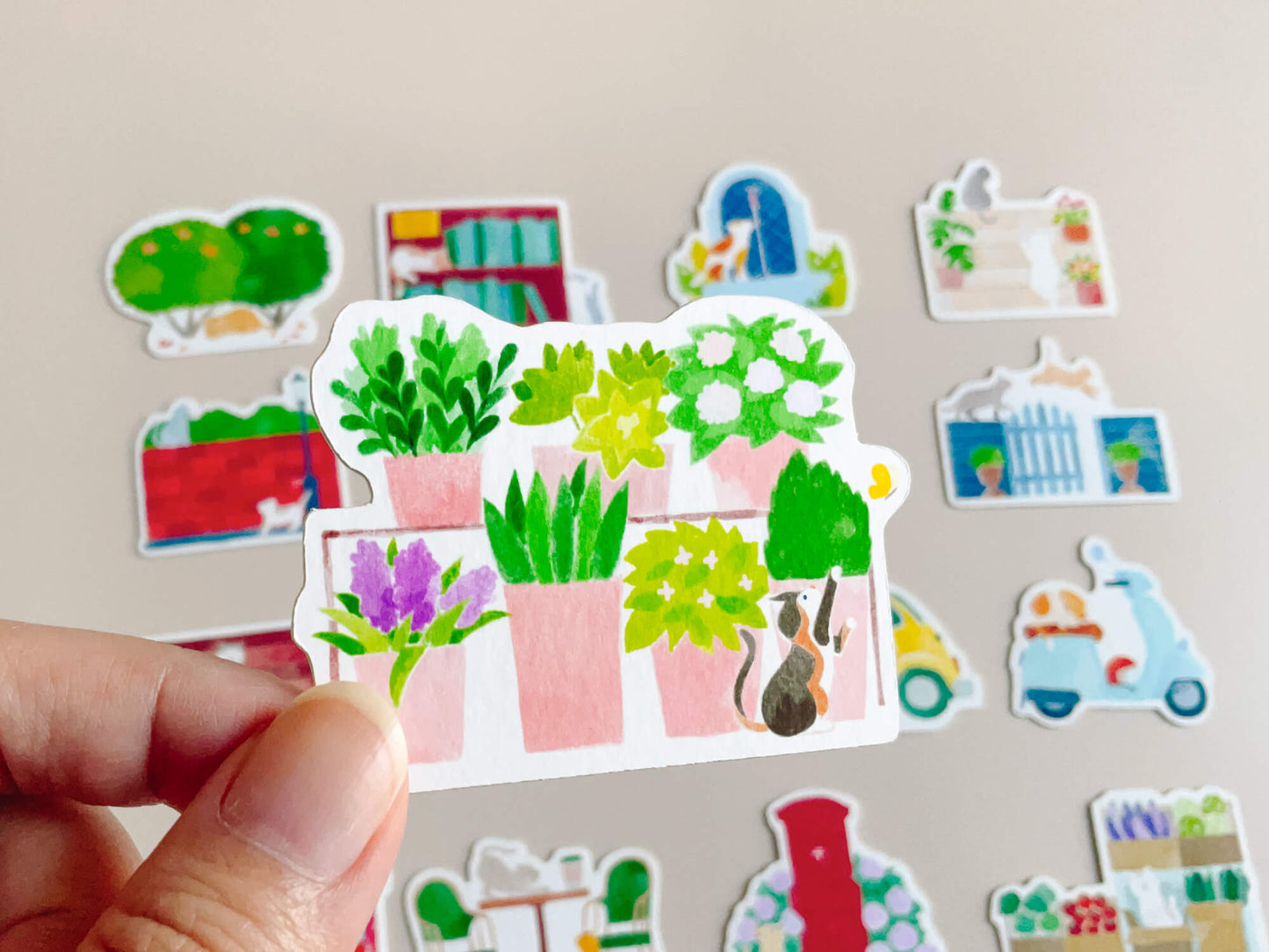 Travelling Cats 貓咪小旅行 - Sticker