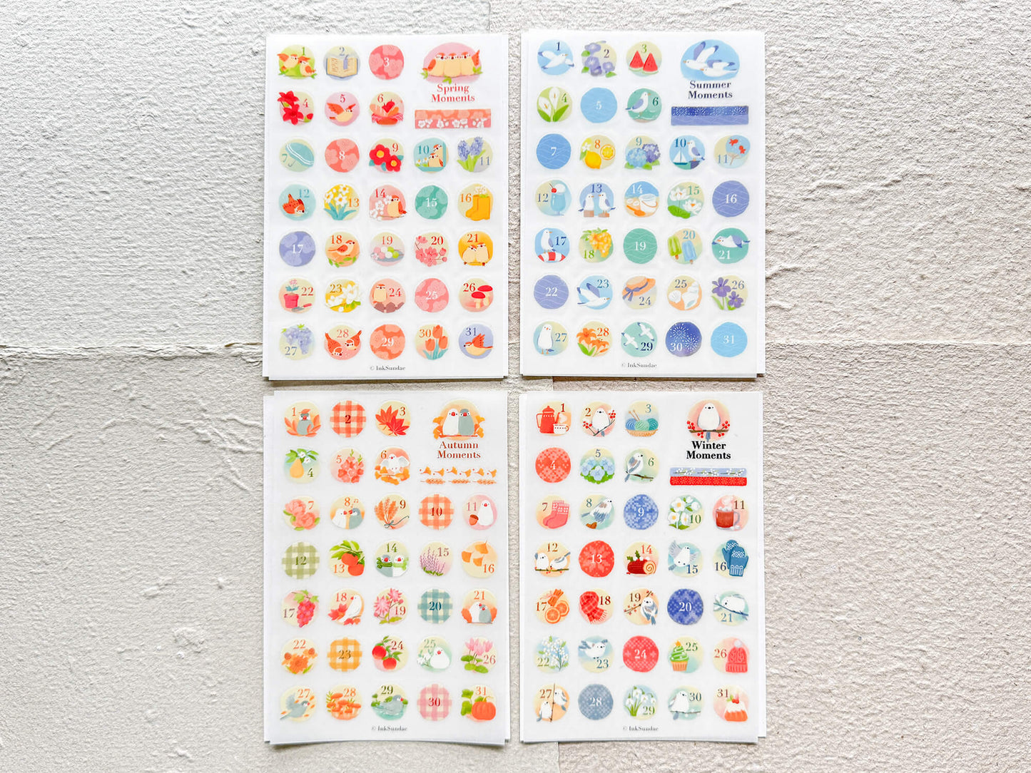 Spring Moments 春季日子 乾式轉印貼紙 - Print-on Sticker