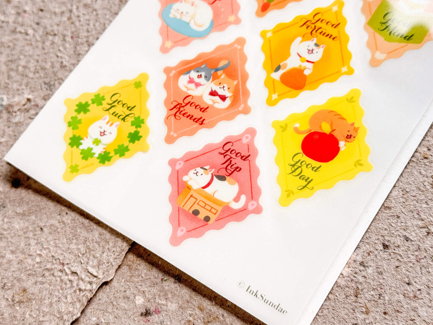 Good Day 美好生活 Vol.1 乾式轉印貼紙 - Print-on Sticker