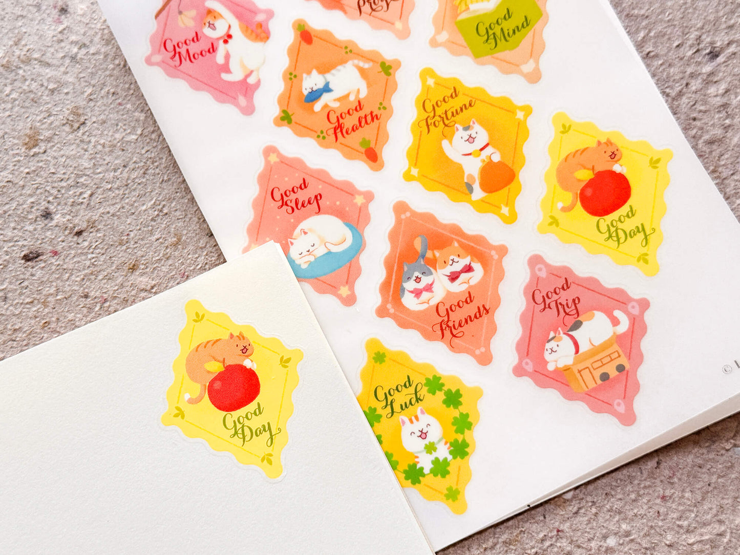 Good Day 美好生活 Vol.1 乾式轉印貼紙 - Print-on Sticker