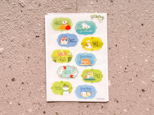 Good Day 美好生活 Vol.2 乾式轉印貼紙 - Print-on Sticker