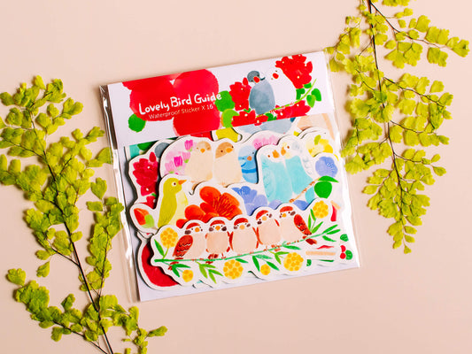 Lovely Bird Guide 可愛小鳥圖鑑 - Sticker