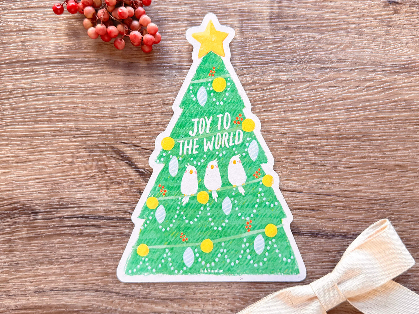 Joy To The World 造型聖誕卡片- Christmas Card